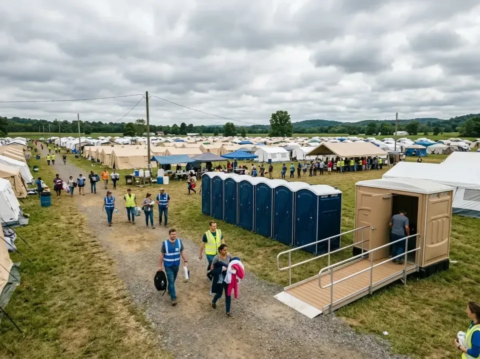 disaster-relief-camp-restrooms-010 — frequently asked questions, Dumpster & Portable Bathrooms Rental in Wallace, FL